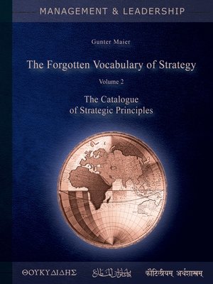 cover image of The Forgotten Vocabulary of Strategy Volume2